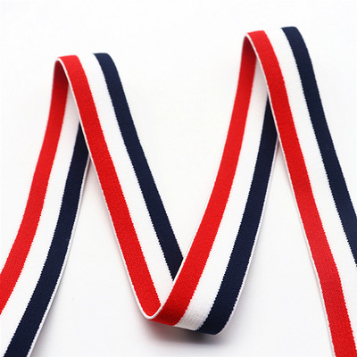 5m ριγέ ελαστικό λουράκι 25mm Χρώμα Επίπεδο ελαστικό σχοινί Ελαστικό παντελόνι Ζώνη μέσης Είδη χειροτεχνίας Ρούχα Αξεσουάρ ραπτικής