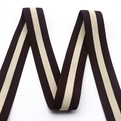 5m ριγέ ελαστικό λουράκι 25mm Χρώμα Επίπεδο ελαστικό σχοινί Ελαστικό παντελόνι Ζώνη μέσης Είδη χειροτεχνίας Ρούχα Αξεσουάρ ραπτικής