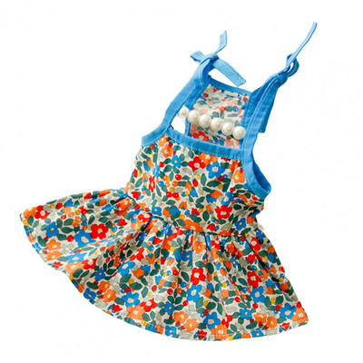 Suņu apģērbi Kokvilnas mājdzīvnieku kleita ādai draudzīga Lieliska suņu bikšturi svārki Mājdzīvnieku vasaras apģērbu mājdzīvnieku aksesuāri