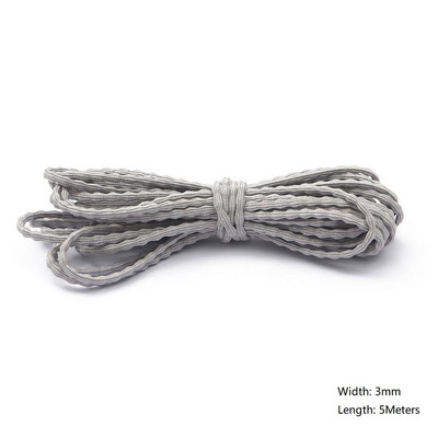 5 metri/partija 2/3/3,5 mm daudzkrāsu augstas kvalitātes elastīga aukla gumijas josla, stiepta virve, elastīga līnija, DIY šūšanas piederumi