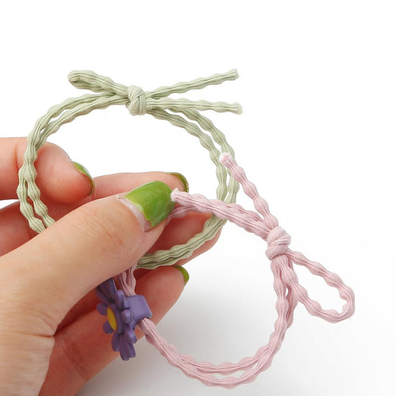 5 metri/partija 2/3/3,5 mm daudzkrāsu augstas kvalitātes elastīga aukla gumijas josla, stiepta virve, elastīga līnija, DIY šūšanas piederumi