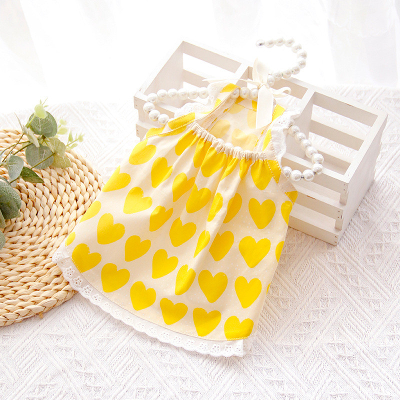 Suņu apģērbi Vasaras suņu kleita maziem un vidējiem suņiem Kaķu mājdzīvnieku veste Pavasara mājdzīvnieku apģērbi Suņu kostīmu piederumi Salda svārku kaķu kleita