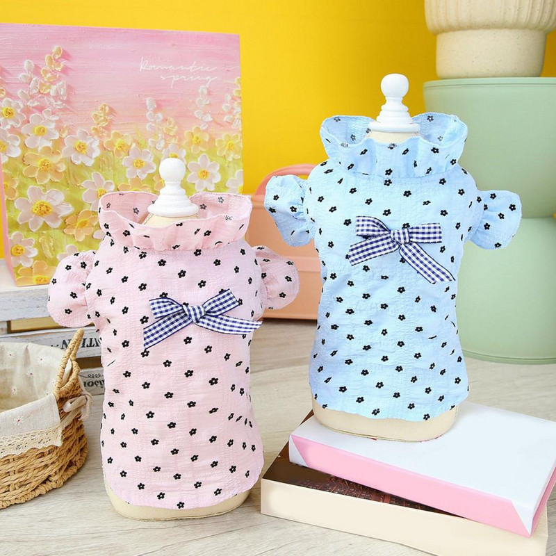 Πουκάμισο με λουλουδάτο τύπωμα πουκάμισο από βαμβακερό καλοκαιρινό βαμβακερό μπλούζα μπλούζα με κουμπιά