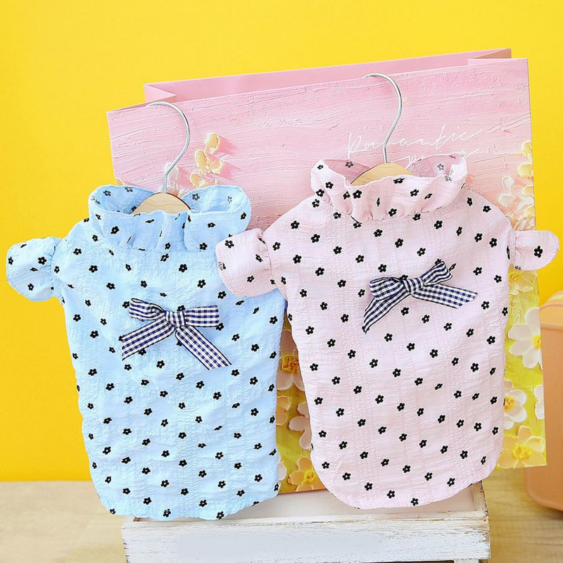 Πουκάμισο με λουλουδάτο τύπωμα πουκάμισο από βαμβακερό καλοκαιρινό βαμβακερό μπλούζα μπλούζα με κουμπιά