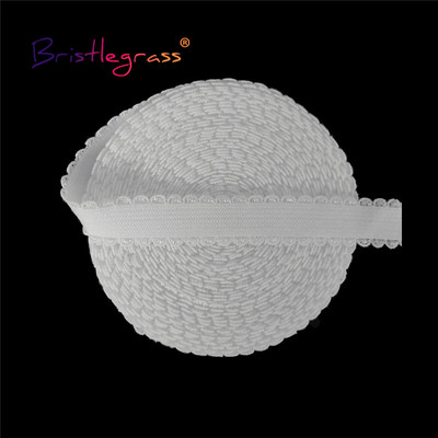 BRISTLEGRASS 2 5 10 Yard 1/2" 13mm Picot Loop Frilly Decorativ Dantela Trim Bandă elastică Spandex Bandă Lenjerie Lenjerie DIY Cusut