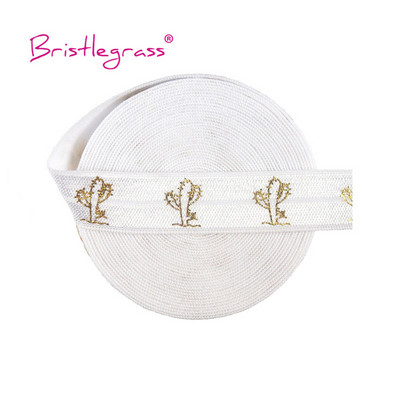 BISTLEGRASS 2 Yard 5/8" 15 mm sirēna ziedu punktu lūpu folijas apdruka, atlocāma elastīga FOE spandekss joslas matu kaklasaites kleita, šūšanas apdare