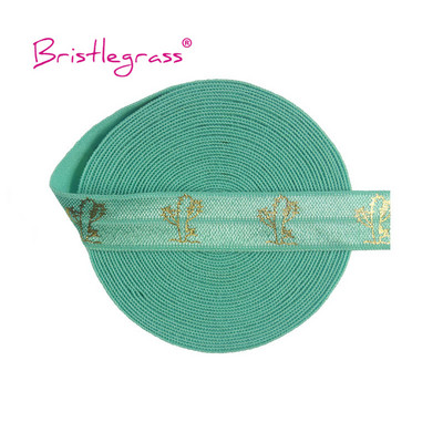 BISTLEGRASS 2 Yard 5/8" 15 mm sirēna ziedu punktu lūpu folijas apdruka, atlocāma elastīga FOE spandekss joslas matu kaklasaites kleita, šūšanas apdare