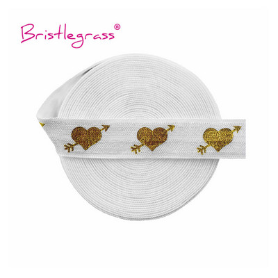 BISTLEGRASS 2 Yard 5/8" 15 mm sirēna ziedu punktu lūpu folijas apdruka, atlocāma elastīga FOE spandekss joslas matu kaklasaites kleita, šūšanas apdare