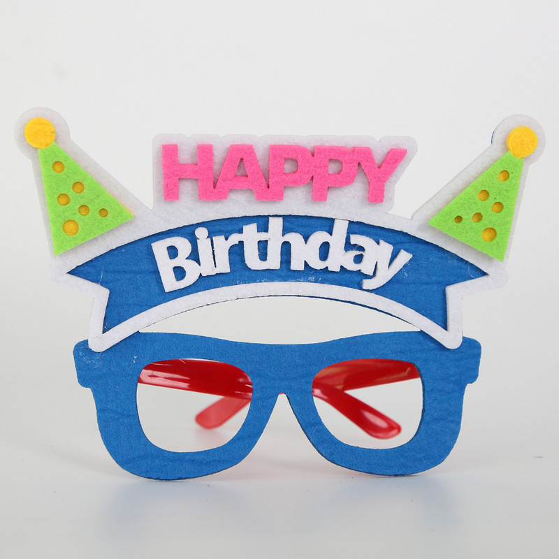 2022. gada multfilmas dzimšanas dienas ballītes brilles Daudz laimes dzimšanas dienas rotājumu brilles Bērnu dienai Smieklīgi foto rekvizīti dekorācijas jubileja