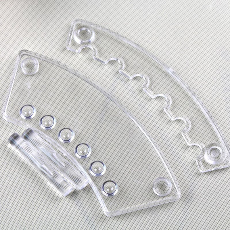 Puikus mini lengvai valomas 6 padėčių rašiklio ekrano laikymo stovas, skirtas parduotuvės pieštukų ekrano stovui.