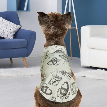 Ρούχα γάτας που φοριούνται καλοκαιρινά ρούχα για σκύλους με δύο πόδια Πουκάμισο για σκύλους που απορροφούν τον ιδρώτα πουκάμισο για σκύλους Φούτερ για σκύλους Ρούχα για κατοικίδια
