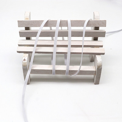 5 m/3 mm krāsaina elastīgā lente neilona elastīga, mājsaimniecības apģērba šūšanas piederumi.