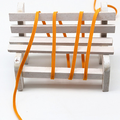 5 m/3 mm krāsaina elastīgā lente neilona elastīga, mājsaimniecības apģērba šūšanas piederumi.