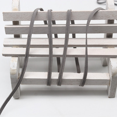 5 m/3 mm krāsaina elastīgā lente neilona elastīga, mājsaimniecības apģērba šūšanas piederumi.