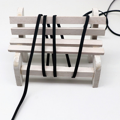 5 m/3 mm krāsaina elastīgā lente neilona elastīga, mājsaimniecības apģērba šūšanas piederumi.