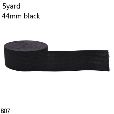 5 Yard 15-44mm varrás gumiszalag fehér fekete nylon széles rugalmas szalag barkács szoknya Ruha nadrág csipke szegély varrás kiegészítők