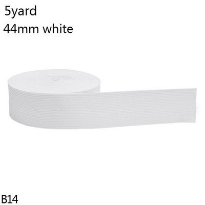 5 Yard 15-44mm varrás gumiszalag fehér fekete nylon széles rugalmas szalag barkács szoknya Ruha nadrág csipke szegély varrás kiegészítők