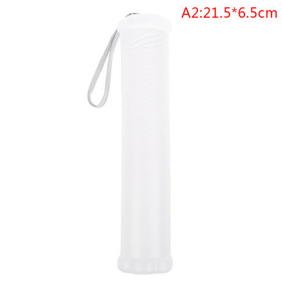 Reguliuojamas sulankstomas rašiklio laikiklis Plastikiniai studentų reikmenys Skaidrus nešiojamas plonas rašiklio laikiklio pieštuko dėklas