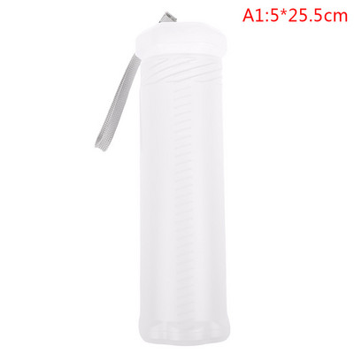 Reguliuojamas sulankstomas rašiklio laikiklis Plastikiniai studentų reikmenys Skaidrus nešiojamas plonas rašiklio laikiklio pieštuko dėklas