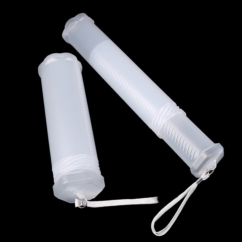 Reguliuojamas sulankstomas rašiklio laikiklis Plastikiniai studentų reikmenys Skaidrus nešiojamas plonas rašiklio laikiklio pieštuko dėklas