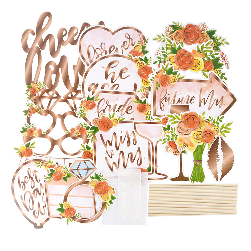 Csapatmenyasszony esküvői fotófülke kellékek Szemüvegek Leánybúcsúi dekorációs kellékek Photobooth ajándék