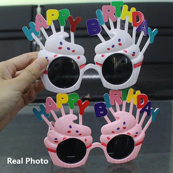 Photography Props Γυαλιά για πάρτι γενεθλίων Γυαλιά ηλίου Χρόνια Πολλά Διακόσμηση για Παιδιά Παιδικά Κορίτσια Γυαλιά Μπομπονιέρας