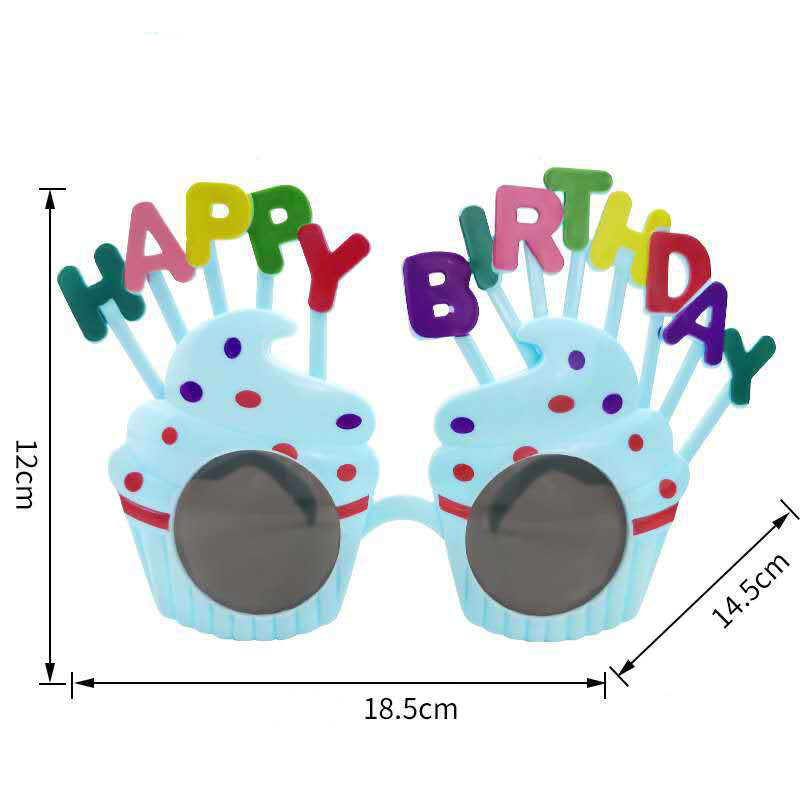Photography Props Γυαλιά για πάρτι γενεθλίων Γυαλιά ηλίου Χρόνια Πολλά Διακόσμηση για Παιδιά Παιδικά Κορίτσια Γυαλιά Μπομπονιέρας