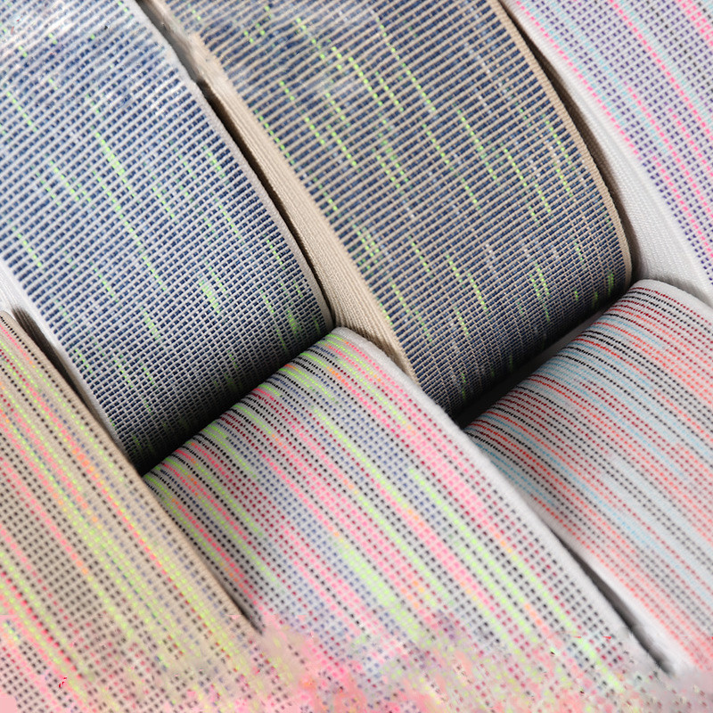 Mīksta elastīga lente 40mm Krāsaina elastīga lente Apģērbs Somas Bikses Elastīga Gumija DIY Šūšanas piederumi Gumijas lente 1metrs