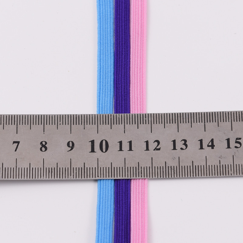 10 jardu 3/6 mm elastīgās lentes Virves Gumijas matu lentes Šūšanas Siksnas Lentes Viduklis Apavi Josta DIY Apģērbu aksesuāri