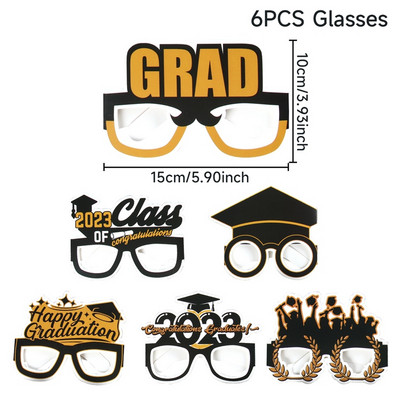 Γυαλιά αποφοίτησης πάρτι στηρίγματα Γυαλιά οράσεως Φωτογραφία Grad Διακοσμήσεις Προμήθειες Περίπτερο Πλαίσιο Κατηγορία Χαρτί Μπομπονιέρες Κοστούμια Γυαλιά Αστεία