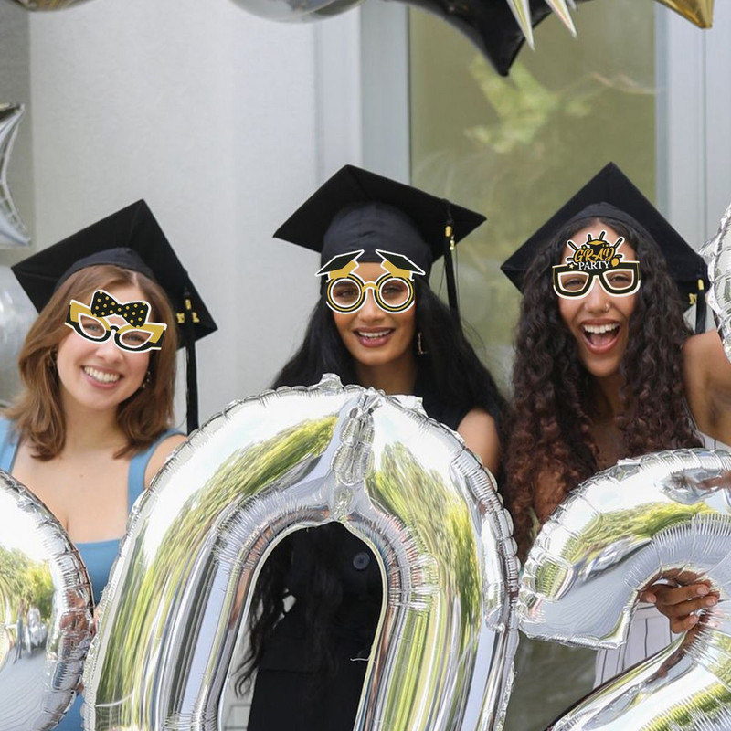 Γυαλιά αποφοίτησης πάρτι στηρίγματα Γυαλιά οράσεως Φωτογραφία Grad Διακοσμήσεις Προμήθειες Περίπτερο Πλαίσιο Κατηγορία Χαρτί Μπομπονιέρες Κοστούμια Γυαλιά Αστεία