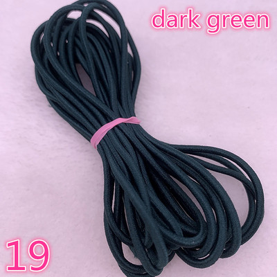 5 yard/tétel 2,0 2,5 mm magas, rugalmas szalagok orsó varrópánt Kerek rugalmas zsinór, barkácsolás, kézzel készített varróanyagok