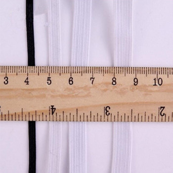 НОВО 5 ярда, еластични ленти с височина 3 мм, лента за шиене на макара, плосък еластичен шнур Направи си сам, ръчно изработени шевни занаяти