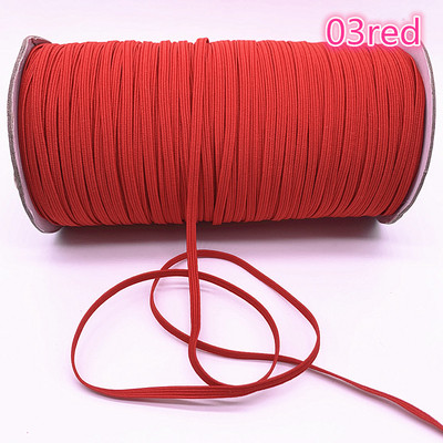 JAUNA 5 metri 3 mm augstas elastīgās lentes Spoles šūšanas lente plakana elastīga aukla, izgatavota ar rokām, šūšana