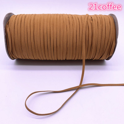 JAUNA 5 metri 3 mm augstas elastīgās lentes Spoles šūšanas lente plakana elastīga aukla, izgatavota ar rokām, šūšana