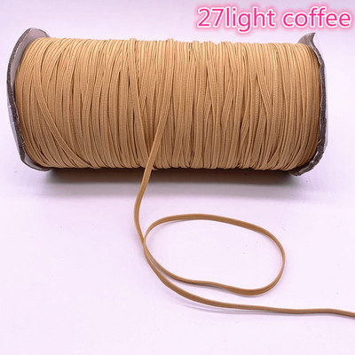 JAUNA 5 metri 3 mm augstas elastīgās lentes Spoles šūšanas lente plakana elastīga aukla, izgatavota ar rokām, šūšana