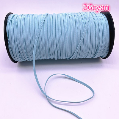 JAUNA 5 metri 3 mm augstas elastīgās lentes Spoles šūšanas lente plakana elastīga aukla, izgatavota ar rokām, šūšana