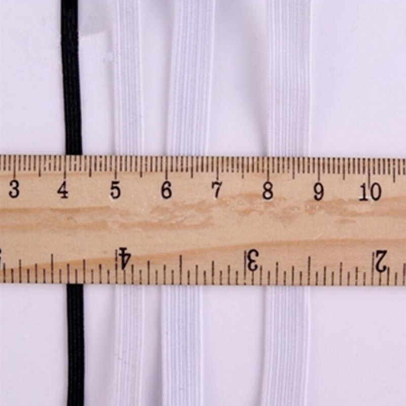 JAUNA 5 metri 3 mm augstas elastīgās lentes Spoles šūšanas lente plakana elastīga aukla, izgatavota ar rokām, šūšana