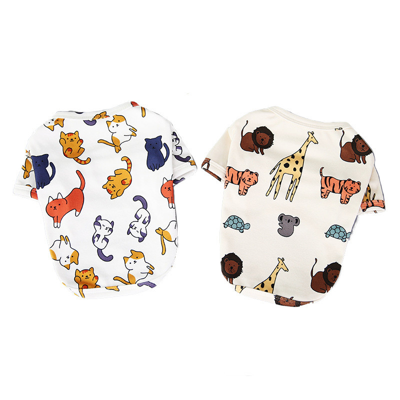 Vasaras kaķu apģērbi Ziemas mājdzīvnieku kucēnu kaķēnu jaka maziem un vidējiem suņiem kaķiem Čivavas Jorkšīras apģērbu kostīms S-2XL