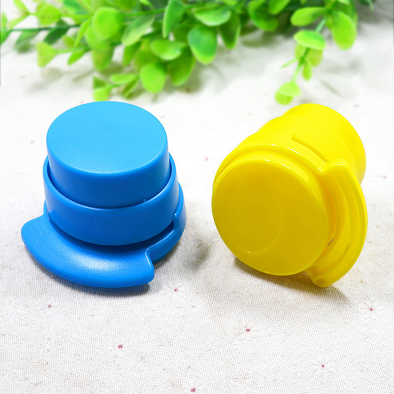 1vnt Mini saugus susegiamas segiklis popieriui surišti be nagų susegimo mašina be adatų segtukai Kanceliarinės mokyklos biuro reikmenys