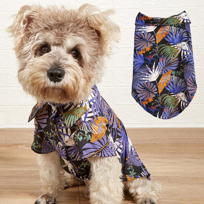 Дрехи за домашни любимци Издръжливи летни дрехи Готин плажен стил Куче Котка Риза Пуловер Риза за домашни любимци