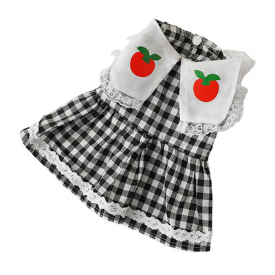 Modes mājdzīvnieku kostīms, ērts mazgājams spilgtas krāsas vasaras skaista kucēna kleita