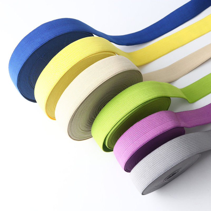 20 mm Spalva elastinė juosta pločio sustorėjusi plokščia nailono guminė juosta pasidaryk pats siuvimo reikmenys Drabužiai Namų aksesuarai Medžiaga 1 M arba 5 M