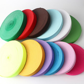 25Mm színes rugalmas szalag vastag lapos fonott puha gumi spandex heveder varró csipke dekoratív öv ruházati kiegészítők 1M