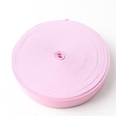 25Mm színes rugalmas szalag vastag lapos fonott puha gumi spandex heveder varró csipke dekoratív öv ruházati kiegészítők 1M