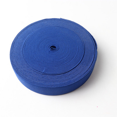 25Mm színes rugalmas szalag vastag lapos fonott puha gumi spandex heveder varró csipke dekoratív öv ruházati kiegészítők 1M