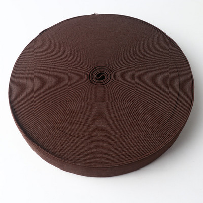 25Mm színes rugalmas szalag vastag lapos fonott puha gumi spandex heveder varró csipke dekoratív öv ruházati kiegészítők 1M