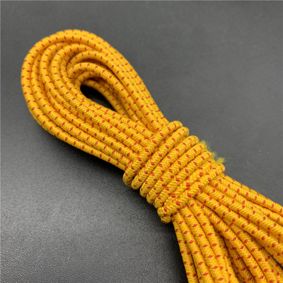 5 jardi/partija 2,5 mm krāsaina apaļa, augsta elastīga šūšana elastīga lente Fiat gumijas josla jostasvietas stiepes virve elastīga lente