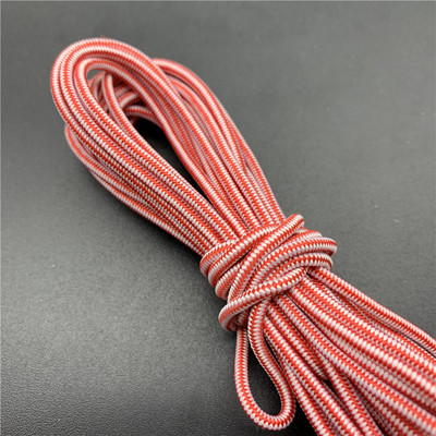 5 jardi/partija 2,5 mm krāsaina apaļa, augsta elastīga šūšana elastīga lente Fiat gumijas josla jostasvietas stiepes virve elastīga lente