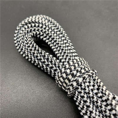 5 jardi/partija 2,5 mm krāsaina apaļa, augsta elastīga šūšana elastīga lente Fiat gumijas josla jostasvietas stiepes virve elastīga lente